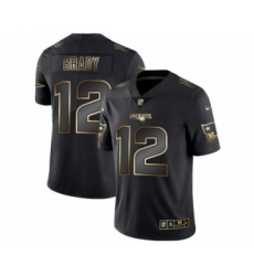 Men Oakland Raiders #4 Derek Carr Black Golden Edition 2019 Vapor Untouchable Limited Jersey