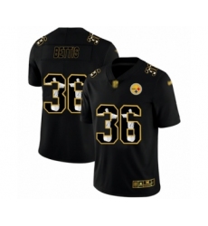 Men's Pittsburgh Steelers #36 Jerome Bettis Black Jesus Faith Limited Player Football Jersey