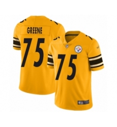 Women's Pittsburgh Steelers #75 Joe Greene Limited Gold Inverted Legend Football Jersey