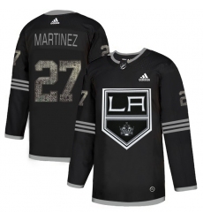 Men's Adidas Los Angeles Kings #27 Alec Martinez Black Authentic Classic Stitched NHL Jersey