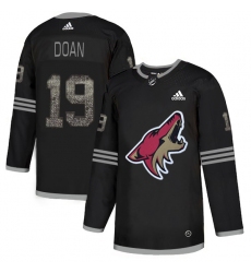 Men's Adidas Arizona Coyotes #19 Shane Doan Black Authentic Classic Stitched NHL Jersey
