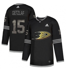 Men's Adidas Anaheim Ducks #15 Ryan Getzlaf Black Authentic Classic Stitched NHL Jersey