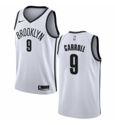 Youth Nike Brooklyn Nets #9 DeMarre Carroll Swingman White NBA Jersey - Association Edition