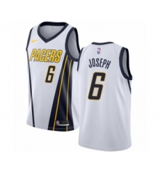 Women's Nike Indiana Pacers #6 Cory Joseph White Swingman Jersey - Earned Edition