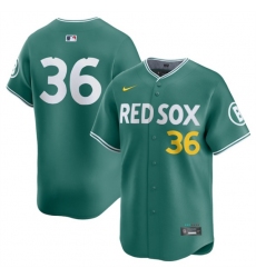 Men's Boston Red Sox #36 Triston Casas Green 2025 City Connect Limited Stitched Baseball Jersey