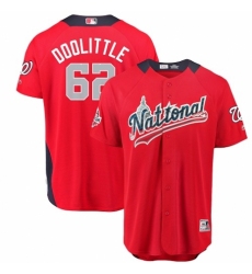 Youth Majestic Washington Nationals #62 Sean Doolittle Game Red National League 2018 MLB All-Star MLB Jersey