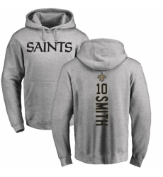 NFL Nike New Orleans Saints #10 Tre'Quan Smith Ash Backer Pullover Hoodiee