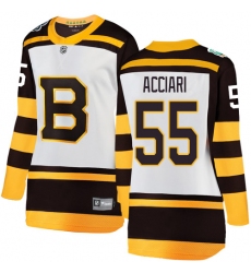 Women's Boston Bruins #55 Noel Acciari White 2019 Winter Classic Fanatics Branded Breakaway NHL Jersey