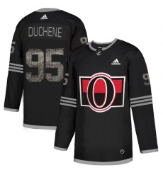 Men's Adidas Ottawa Senators #95 Matt Duchene Black_1 Authentic Classic Stitched NHL Jersey