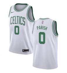 Youth Nike Boston Celtics #0 Robert Parish Swingman White NBA Jersey - Association Edition