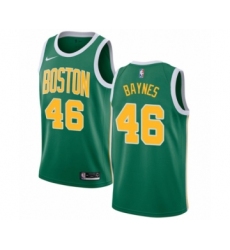 Youth Nike Boston Celtics #46 Aron Baynes Green Swingman Jersey - Earned Edition