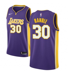 Youth Nike Los Angeles Lakers #30 Julius Randle Swingman Purple NBA Jersey - Statement Edition