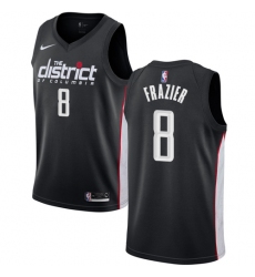 Youth Nike Washington Wizards #8 Tim Frazier Swingman Black NBA Jersey - City Edition
