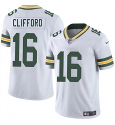 Men's Green Bay Packers #16 Sean Clifford White 2025 Vapor Untouchable Limited Football Stitched Jersey