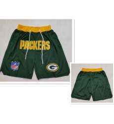 Men's Green Bay Packers Green Just Don Swingman Shorts