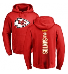 NFL Nike Kansas City Chiefs #2 Cairo Santos Red Backer Pullover Hoodie
