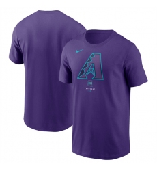 Men's Arizona Diamondbacks Purple 2025 City Connect Logo T-Shirt