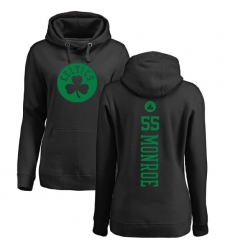 NBA Women's Nike Boston Celtics #55 Greg Monroe Black One Color Backer Pullover Hoodie