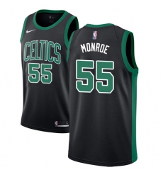 Youth Nike Boston Celtics #55 Greg Monroe Authentic Black NBA Jersey - Statement Edition