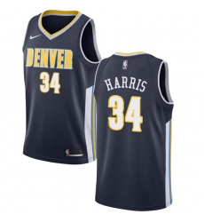 Youth Nike Denver Nuggets #34 Devin Harris Authentic Navy Blue Road NBA Jersey - Icon Edition