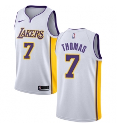 Women's Nike Los Angeles Lakers #7 Isaiah Thomas Authentic White NBA Jersey - Association Edition