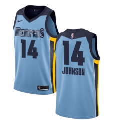 Youth Nike Memphis Grizzlies #14 Brice Johnson Authentic Light Blue NBA Jersey Statement Edition