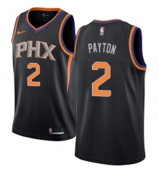 Women's Nike Phoenix Suns #2 Elfrid Payton Authentic Black Alternate NBA Jersey Statement Edition