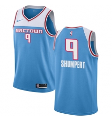 Women's Nike Sacramento Kings #9 Iman Shumpert Swingman Blue NBA Jersey - 2018 19 City Edition
