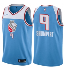 Youth Nike Sacramento Kings #9 Iman Shumpert Swingman Blue NBA Jersey - City Edition