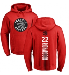 NBA Nike Toronto Raptors #22 Malachi Richardson Red Backer Pullover Hoodie