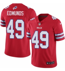 Youth Nike Buffalo Bills #49 Tremaine Edmunds Limited Red Rush Vapor Untouchable NFL Jersey
