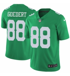 Youth Nike Philadelphia Eagles #88 Dallas Goedert Limited Green Rush Vapor Untouchable NFL Jersey