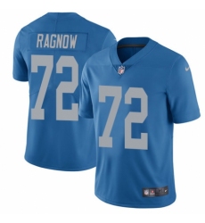 Youth Nike Detroit Lions #72 Frank Ragnow Blue Alternate Vapor Untouchable Limited Player NFL Jersey