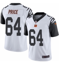 Men's Nike Cincinnati Bengals #64 Billy Price Limited White Rush Vapor Untouchable NFL Jersey