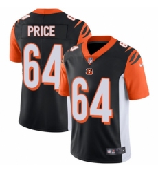 Youth Nike Cincinnati Bengals #64 Billy Price Black Team Color Vapor Untouchable Limited Player NFL Jersey