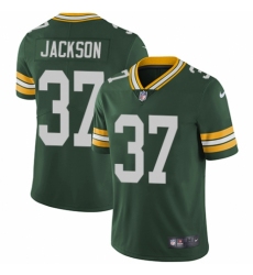 Youth Nike Green Bay Packers #37 Josh Jackson Green Team Color Vapor Untouchable Elite Player NFL Jersey