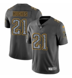 Men's Nike Minnesota Vikings #21 Mike Hughes Gray Static Vapor Untouchable Limited NFL Jersey