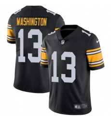 Men's Nike Pittsburgh Steelers #13 James Washington Black Alternate Vapor Untouchable Limited Player NFL Jersey