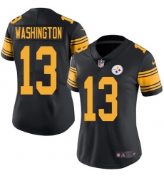 Men's Nike Pittsburgh Steelers #13 James Washington Gray Static Vapor Untouchable Limited NFL Jersey