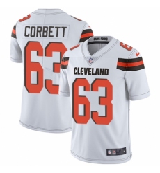 Youth Nike Cleveland Browns #63 Austin Corbett White Vapor Untouchable Limited Player NFL Jersey
