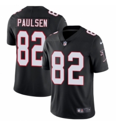 Men's Nike Atlanta Falcons #82 Logan Paulsen Black Alternate Vapor Untouchable Limited Player NFL Jersey