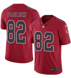 Youth Nike Atlanta Falcons #82 Logan Paulsen Limited Red Rush Vapor Untouchable NFL Jersey