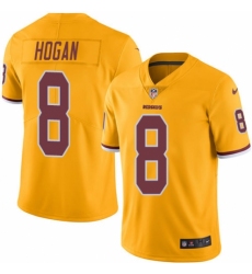 Men's Nike Washington Redskins #8 Kevin Hogan Limited Gold Rush Vapor Untouchable NFL Jersey