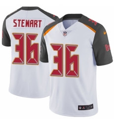 Youth Nike Tampa Bay Buccaneers #36 M.J. Stewart White Vapor Untouchable Limited Player NFL Jersey