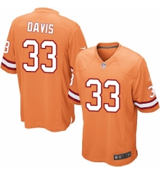 Men's Nike Tampa Bay Buccaneers #33 Carlton Davis Limited Orange Glaze Alternate NFL Jersey