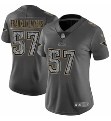 Women's Nike Los Angeles Rams #57 John Franklin-Myers Gray Static Vapor Untouchable Limited NFL Jersey