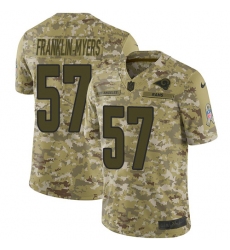 Youth Nike Los Angeles Rams #57 John Franklin-Myers Limited Camo 2018 Salute to Service NFL Jersey