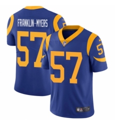 Youth Nike Los Angeles Rams #57 John Franklin-Myers Royal Blue Alternate Vapor Untouchable Limited Player NFL Jersey