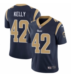 Youth Nike Los Angeles Rams #42 John Kelly Navy Blue Team Color Vapor Untouchable Limited Player NFL Jersey