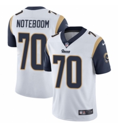 Men's Nike Los Angeles Rams #70 Joseph Noteboom White Vapor Untouchable Limited Player NFL Jersey